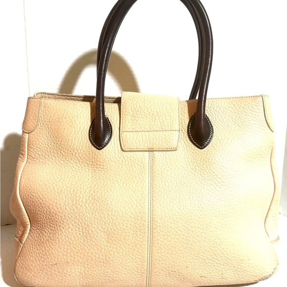 Dooney bourke Elegant Tan Leather Tote Bag - Picture 11 of 13